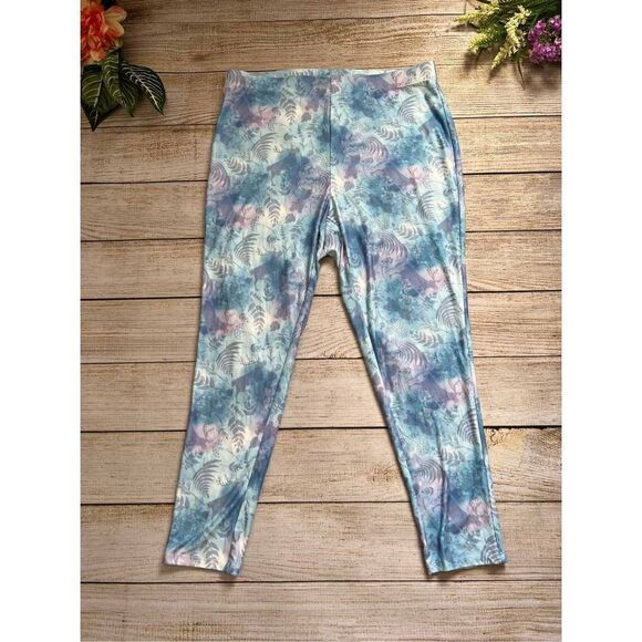 Her Universe Disney Frozen 2 Watercolor Leggings Plus Size 0 - Picture 1 of 10